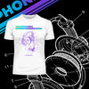 Retro Headphones Exploded View Old Fashion Old Skool - Kuzi Tees