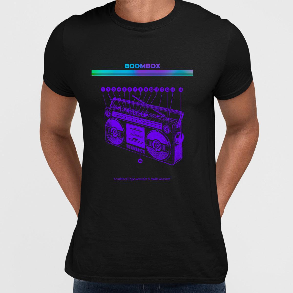 Boombox-combined tape recorder and radio receiver - Old Fashioned Music Player - Kuzi Tees