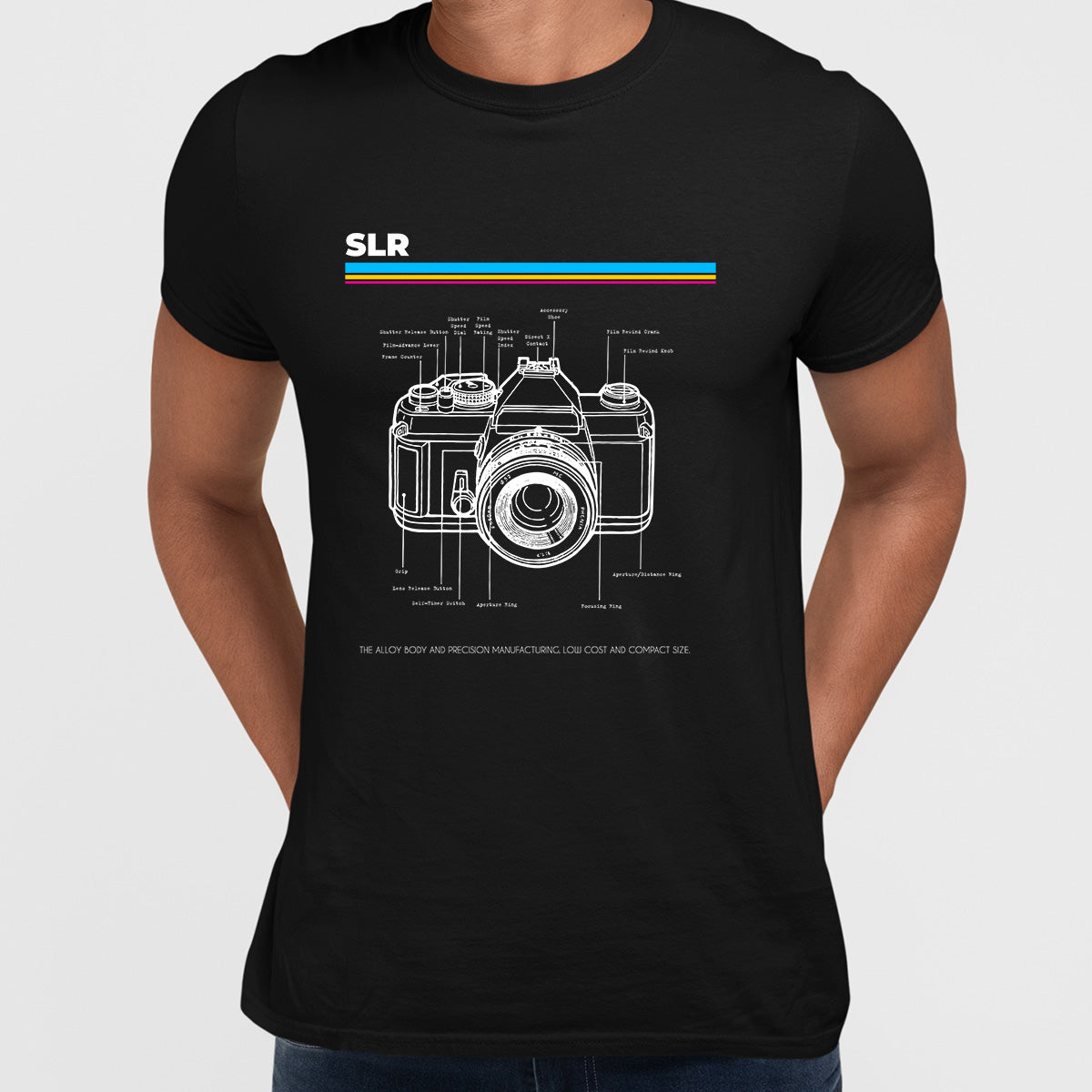 Nikon SLR Old Fashioned Photographer - Nostalgia T-Shirt 80' - Kuzi Tees