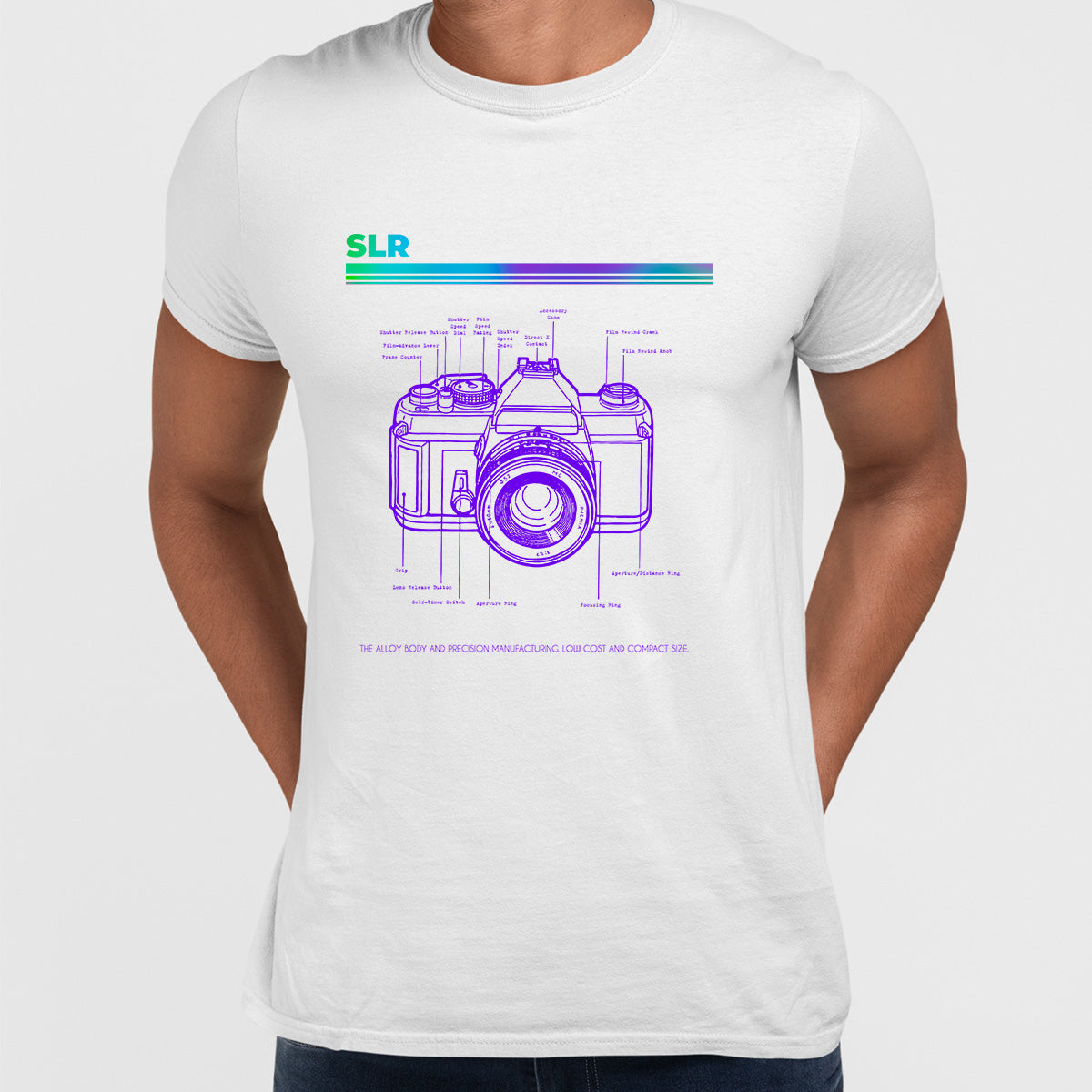 Nikon SLR Old Fashioned Photographer - Nostalgia T-Shirt 80' - Kuzi Tees