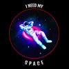 I Need My Space - Retro Astronaut  floating in the space T-shirt - Kuzi Tees