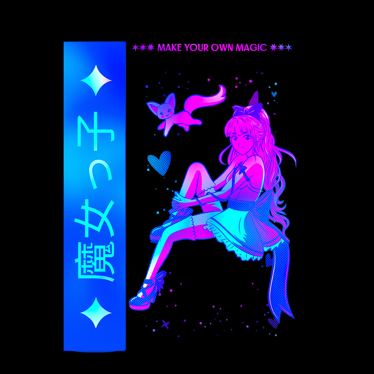 Manga Japanese - Make your own Magic T-shirt for Japanese culture lovers - Kuzi Tees