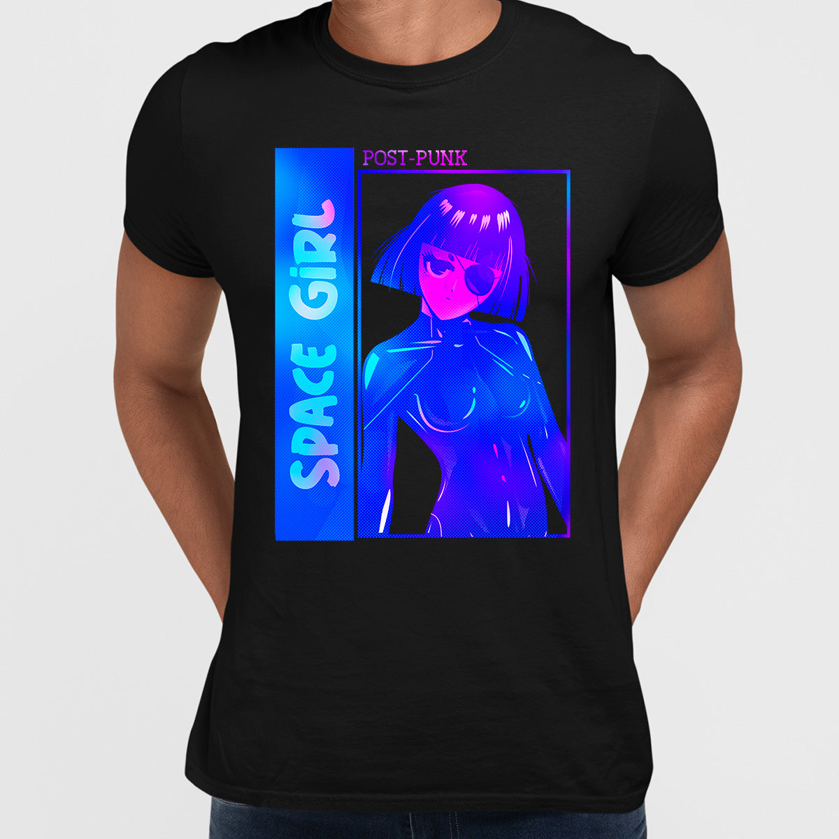 Manga Japanese - Space-girl-post Punk Manga Girl Steampunk Japanese culture lovers - Kuzi Tees