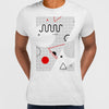 Retro Nemphis Geometric Shape Elements Red & Black Abstract T-shirt - Kuzi Tees