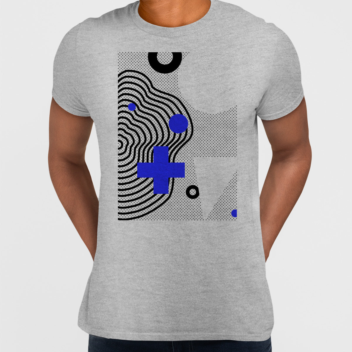 Retro Colourful Trend Neo Memphis Geometric pattern t-shirt - Kuzi Tees