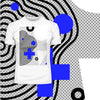 Retro Colourful Trend Neo Memphis Geometric pattern t-shirt - Kuzi Tees