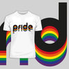 Gay Pride LGBT Rainbow Lesbian Festival Slogan Straight Bi Community T-Shirt - Kuzi Tees