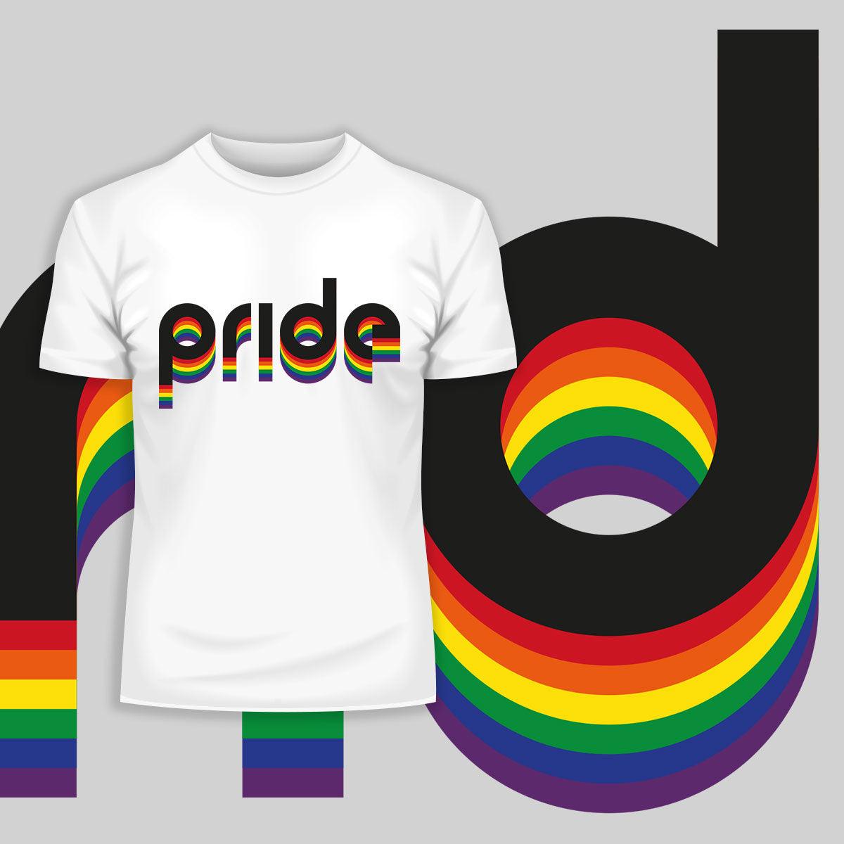 Gay Pride LGBT Rainbow Lesbian Festival Slogan Straight Bi Community T-Shirt - Kuzi Tees