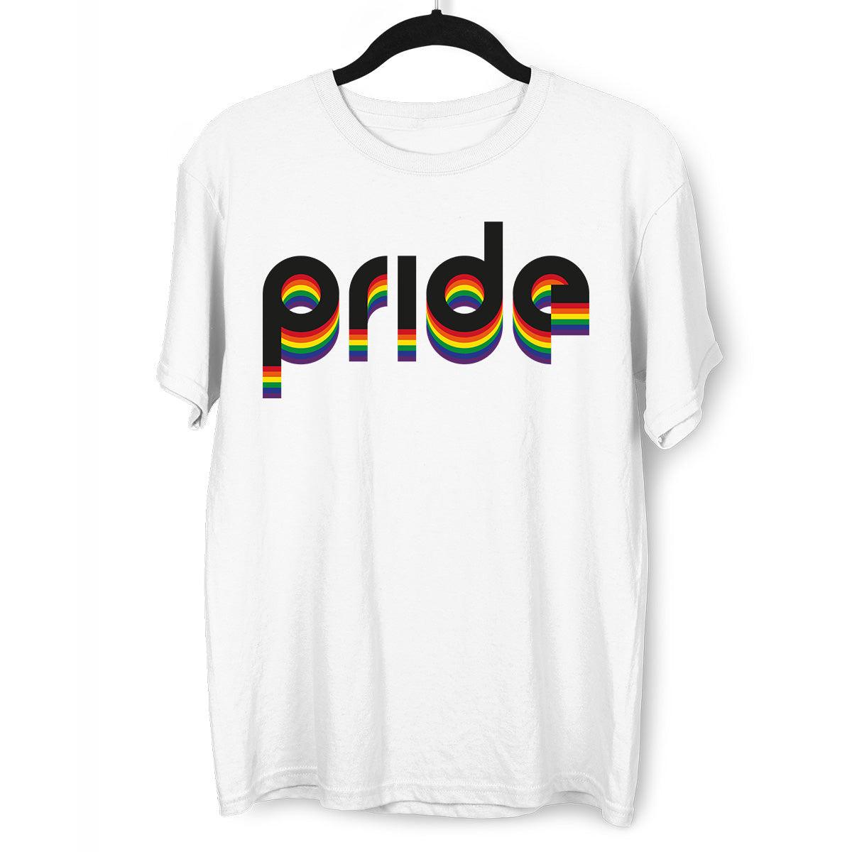Gay Pride LGBT Rainbow Lesbian Festival Slogan Straight Bi Community T-Shirt - Kuzi Tees