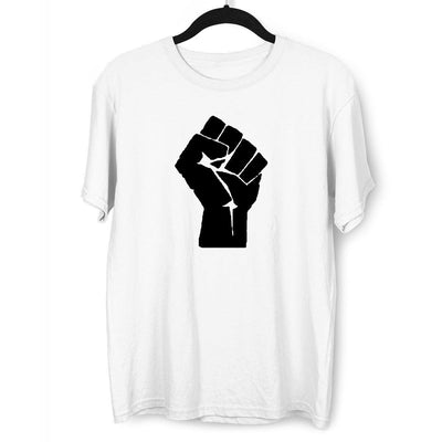 Black Lives Matter Take Action Black, White & Grey T-Shirt - Kuzi Tees