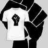 Black Lives Matter Take Action Black, White & Grey T-Shirt - Kuzi Tees