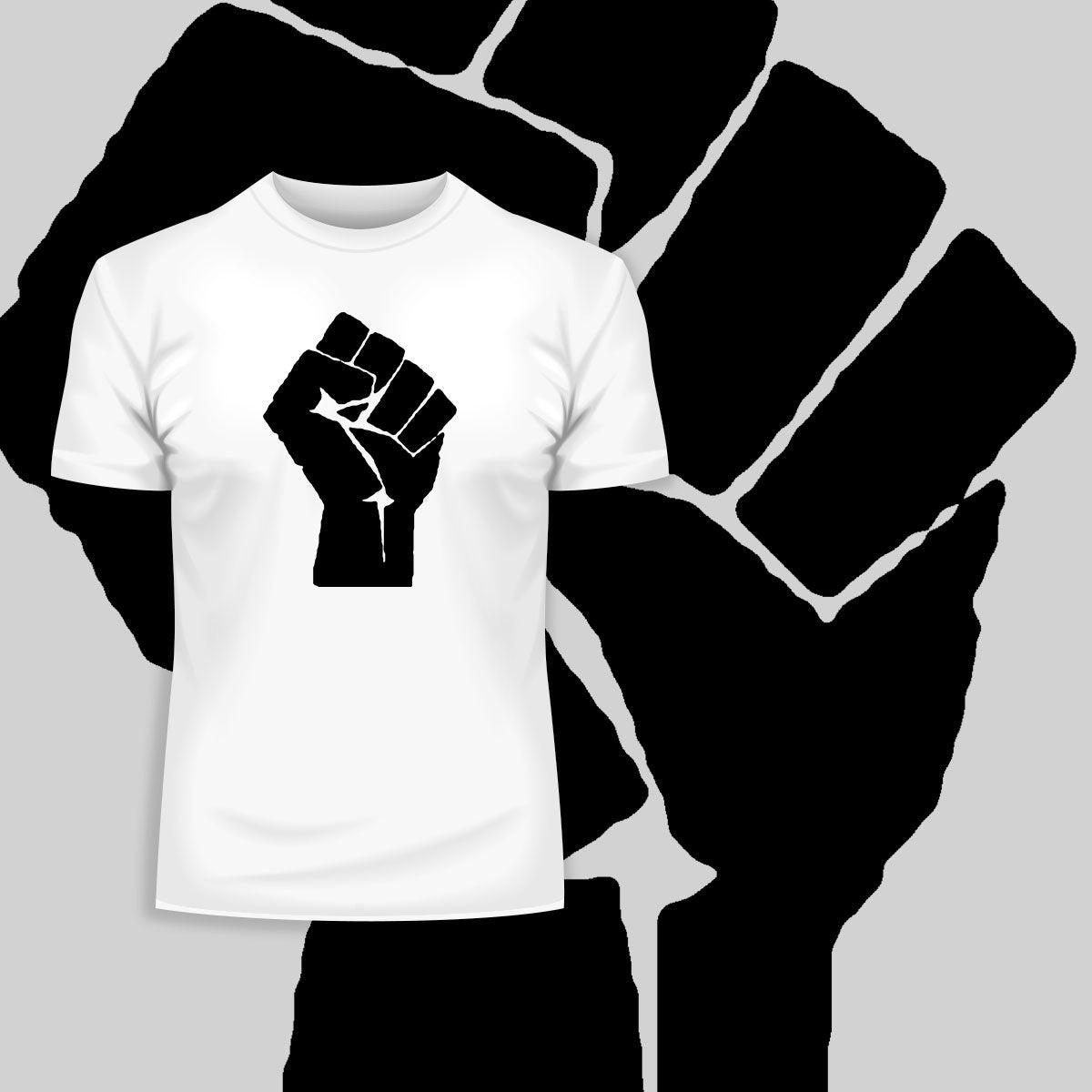 Black Lives Matter Take Action Black, White & Grey T-Shirt - Kuzi Tees