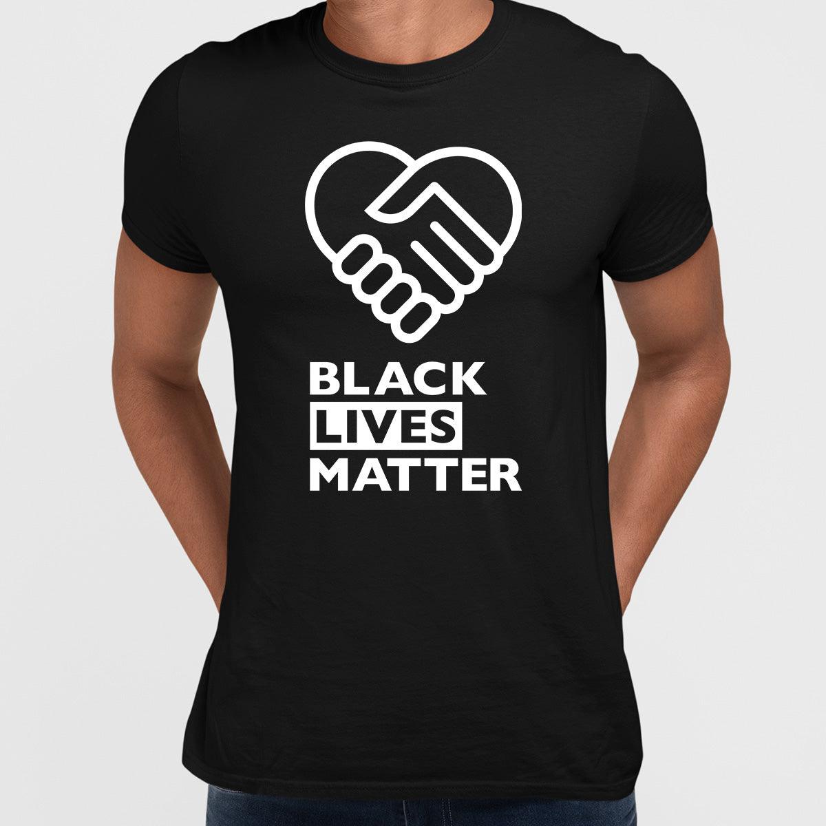 Black Lives Matter Global Network Black, White & Grey T-Shirt - Kuzi Tees