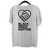 Black Lives Matter Global Network Black, White & Grey T-Shirt - Kuzi Tees