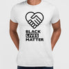 Black Lives Matter Global Network Black, White & Grey T-Shirt - Kuzi Tees