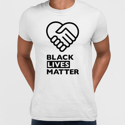 Black Lives Matter Global Network Black, White & Grey T-Shirt - Kuzi Tees