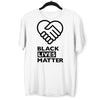 Black Lives Matter Global Network Black, White & Grey T-Shirt - Kuzi Tees