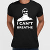Black Lives Matter I Can Not Breathe Black, White & Grey T-Shirt - Kuzi Tees