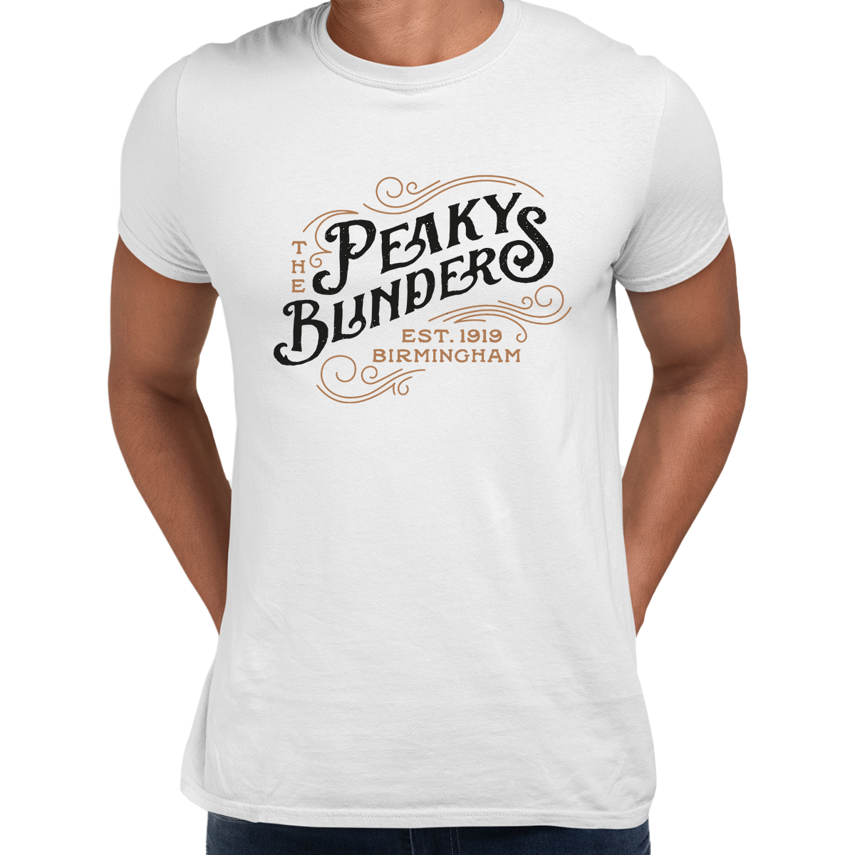 The Peaky Blinders Est Birmingham 1919 Tommy Shelby's Tee Retro Movie - Kuzi Tees