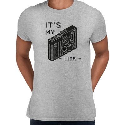 It Is My Life Vintage Old Camera Funny Typography T-shirt For Photographers - Kuzi Tees