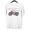 Coffee Roaster Hipster Harley Davidson Biking Columbia Coffee Beans T-Shirt - Kuzi Tees