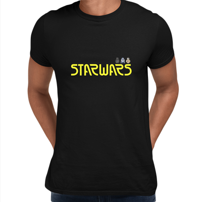 StarWars Droids Crew Neck T-Shirt R2D2 BB8 BB9E - Kuzi Tees