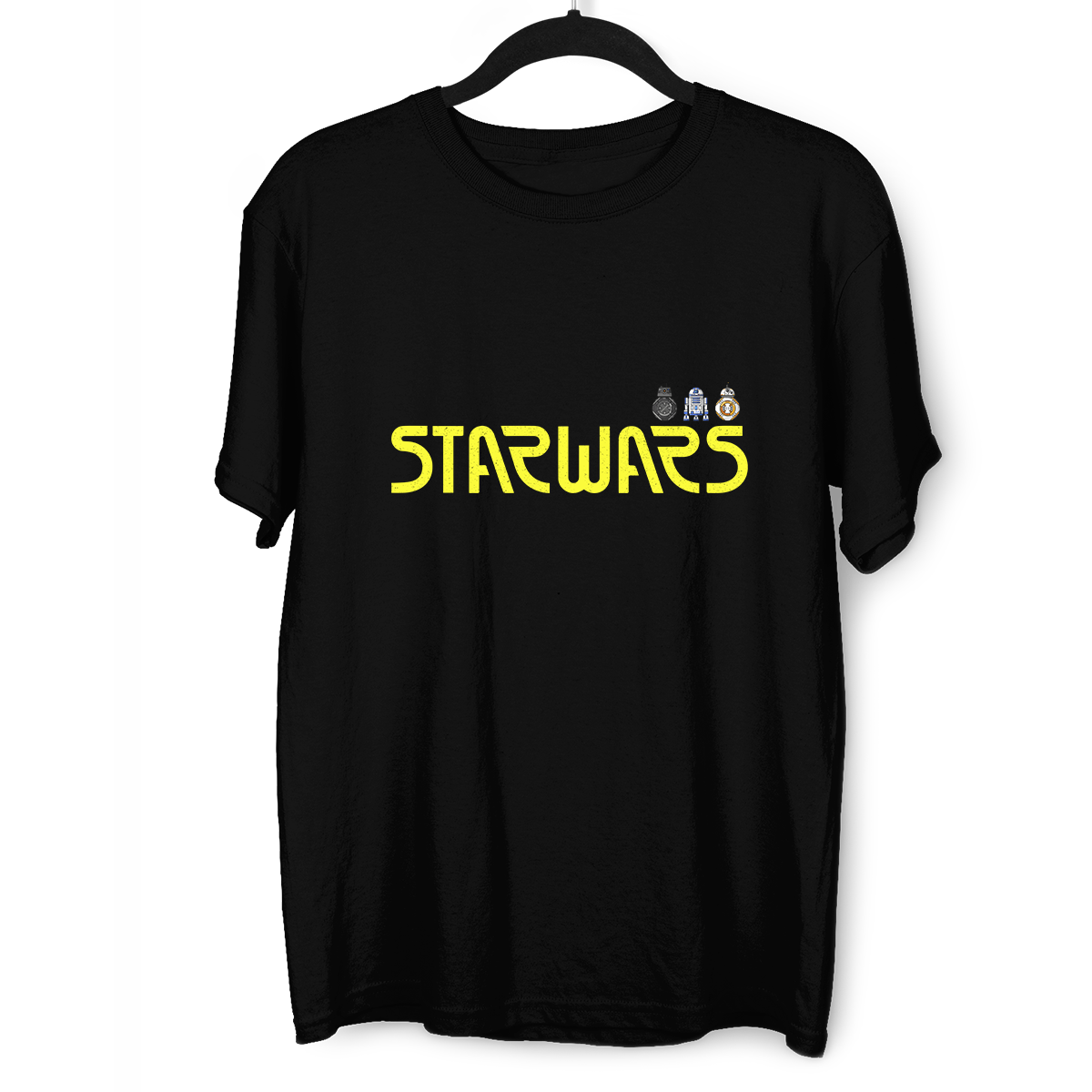 StarWars Droids Crew Neck T-Shirt R2D2 BB8 BB9E - Kuzi Tees