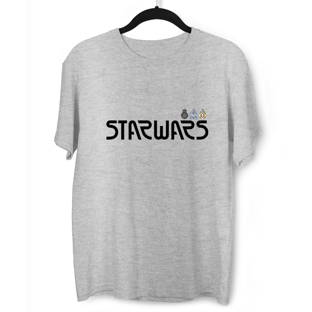 StarWars Droids Crew Neck T-Shirt R2D2 BB8 BB9E - Kuzi Tees