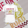 A Bike On The Road Crew Neck T-Shirt For Biking Minds - Kuzi Tees