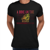 A Bike On The Road Crew Neck T-Shirt For Biking Minds - Kuzi Tees