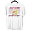 A Bike On The Road Crew Neck T-Shirt For Biking Minds - Kuzi Tees