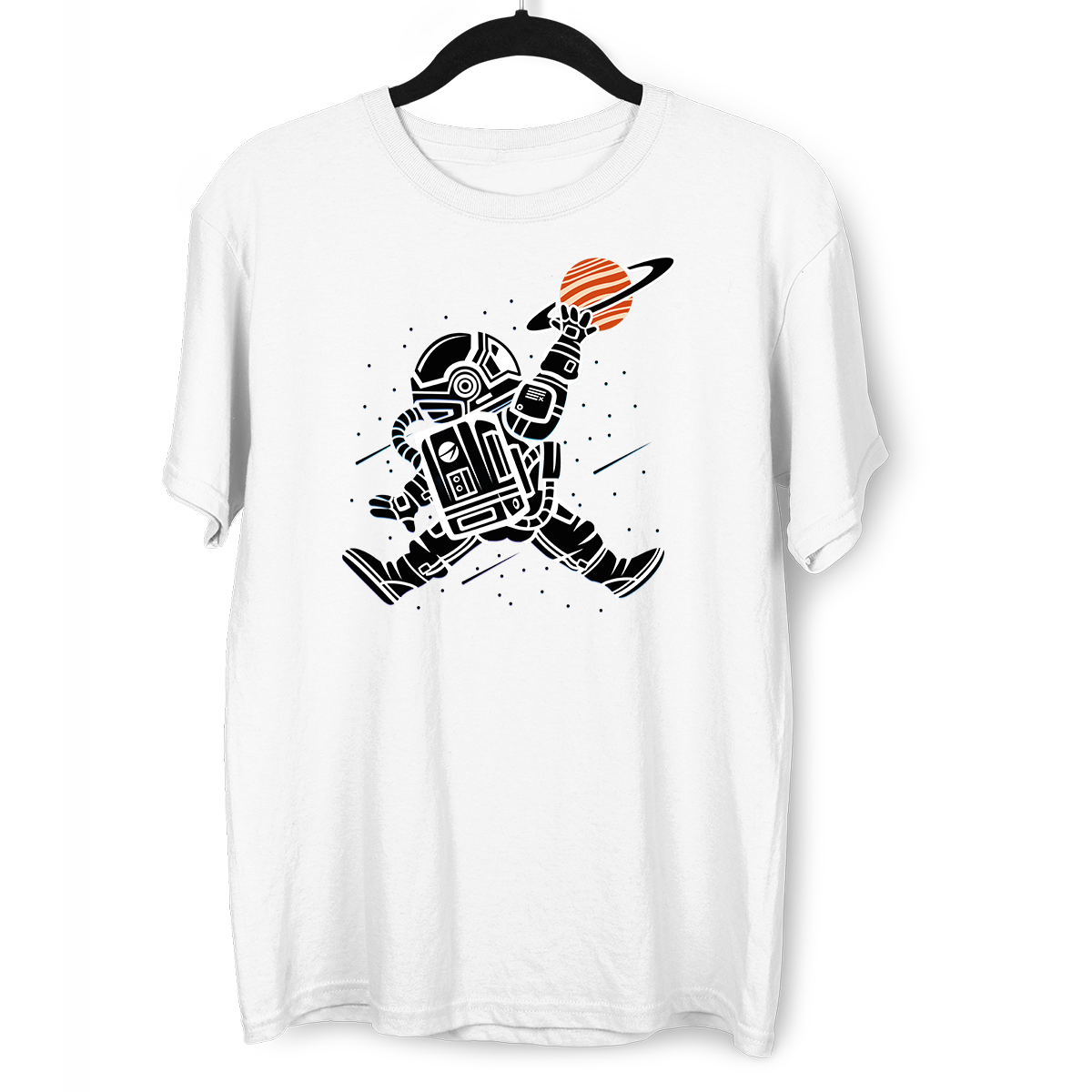 Space Jump Amazing Retro Vintage Crew Neck T-shirt & Tank Top - Kuzi Tees