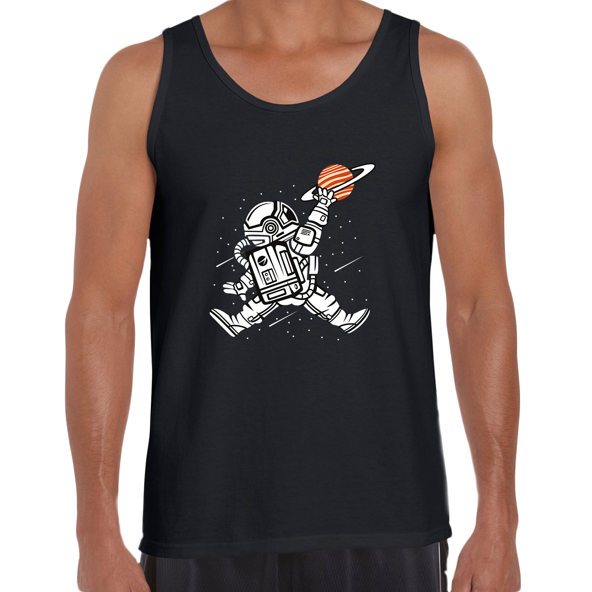 Space Jump Amazing Retro Vintage Crew Neck T-shirt & Tank Top - Kuzi Tees