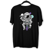 Astronaut on the bike in the Space Amazing Retro Vintage Crew Neck T-shirt & Tank Top - Kuzi Tees