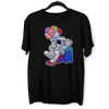 Space Astronaut On Slider Retro T-Shirt Amazing Vintage Crew Neck T-shirt & Tank Top - Kuzi Tees