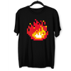 Minecraft Fireplace Amazing Crew Neck T-shirt & Tank Top For Online Game Geeks - Kuzi Tees