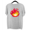 Minecraft Fireplace Amazing Crew Neck T-shirt & Tank Top For Online Game Geeks - Kuzi Tees