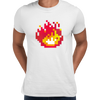 Minecraft Fireplace Amazing Crew Neck T-shirt & Tank Top For Online Game Geeks - Kuzi Tees