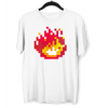 Minecraft Fireplace Amazing Crew Neck T-shirt & Tank Top For Online Game Geeks - Kuzi Tees