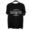 Beard Harley Biker Born to ride, ride to live Crew Neck T-shirt & Tank Top - Kuzi Tees