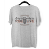 Beard Harley Biker Born to ride, ride to live Crew Neck T-shirt & Tank Top - Kuzi Tees