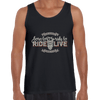 Beard Harley Biker Born to ride, ride to live Crew Neck T-shirt & Tank Top - Kuzi Tees