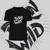 Born to Be Wild Harley Davidson Quote Biking Typography T-shirt - Kuzi Tees