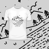 Lets go Great Outdoors Mountains Rivers Minimal Design - Kuzi Tees