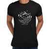 Lets go Great Outdoors Mountains Rivers Minimal Design - Kuzi Tees