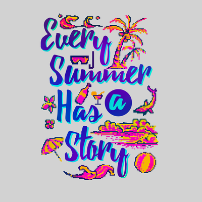 Retro Every Summer Has A Story T-Shirt - Kuzi Tees