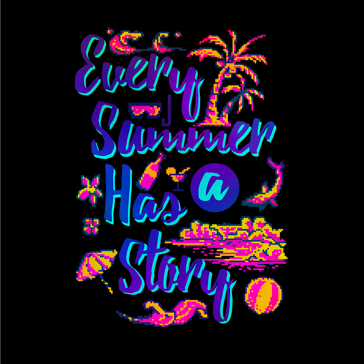 Retro Every Summer Has A Story T-Shirt - Kuzi Tees