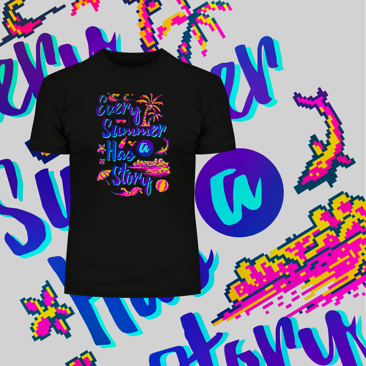 Retro Every Summer Has A Story T-Shirt - Kuzi Tees