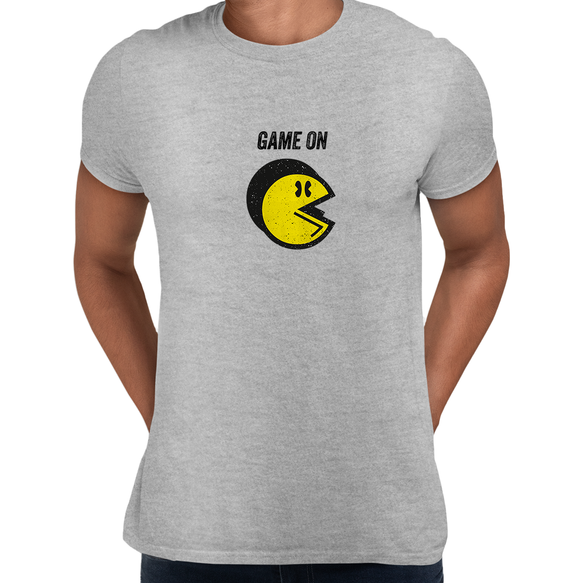 Vintage PACMAN Unisex T-SHIRT Cool Retro 70s 80s Arcade PC Video Games - Kuzi Tees