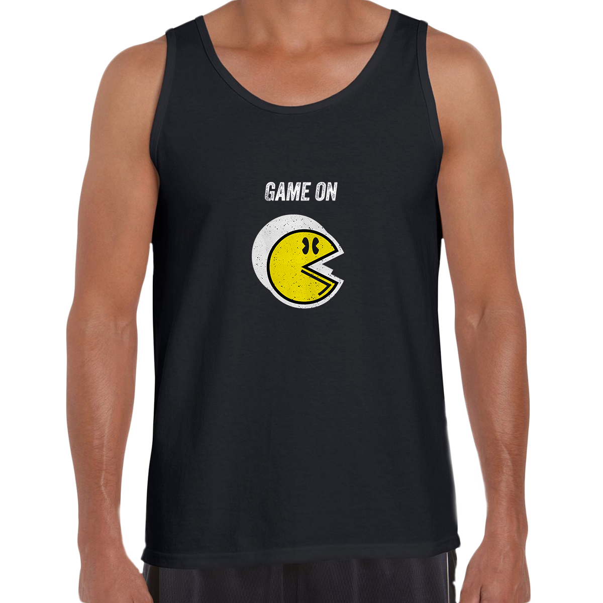 Vintage PACMAN Cool Retro 70s 80s Arcade PC Video Games Unisex Tank Top - Kuzi Tees